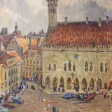 Agu Pihelga, Tallinna Raekoda I, 1962, õli, lõuend
