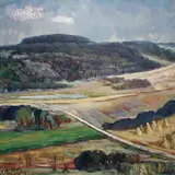 Juhan Püttsepp, Lõuna - Eesti maastik, 1944, õli, vineer