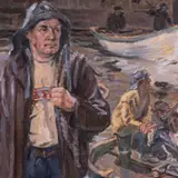 Valerian Loik, Kalasadama kail, 1950 - 1960ndad, Õli, lõuend vineeril