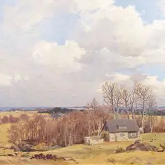 Richard Uutmaa, Lääne- Eesti rannik, 1955, õli, lõuend