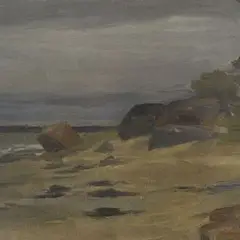 Nikolai Triik, Rannamaastik, 1905, õli, lõuend