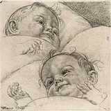 Eduard Wiiralt, Lapsed, 1937, linoolsügavtrükk