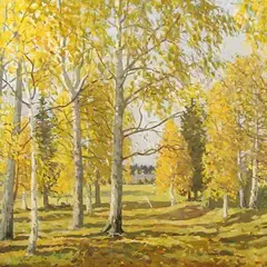 Sügispäev by Richard Uutmaa, 1953, õli, lõuend, sold Oct 2013