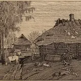 Eduard Wiiralt, Suvi. Varangu, 1917, tušš