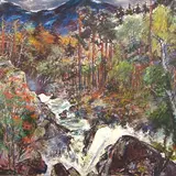 Eerik Haamer, Maastik mägijõega (Norra maastik)