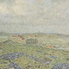 Paul Burman, Maastik. Saksamaa, Traunstein, 1915, akvarell, guašš, paber