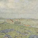 Paul Burman, Maastik. Saksamaa, Traunstein, 1915, akvarell, guašš, paber