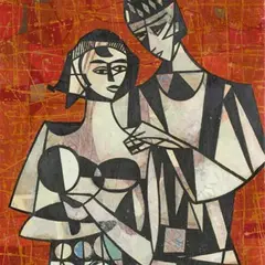 Endel Kõks, Meditatsioon, 1957, õli, lõuend