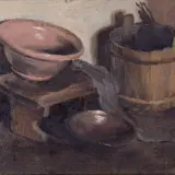 Kristjan Raud, Natüürmort (Anumad), 1896 - 1899, Õli, lõuend papil