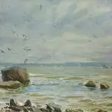 Evald Okas, Sadu, 1953, õli, lõuend