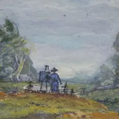Eduard Kutsar, Maalija, 1950 - 1960, õli, kartong