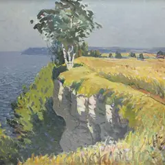 Richard Uutmaa, Põhja - Eesti rannik, 1963, õli, papp