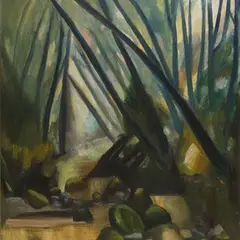 Valdur Ohakas, Oja, 1975, õli, lõuend