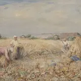 Johannes Võerahansu, Rukkilõikus Saaremaal