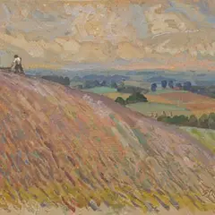 Peeter-Adolf Sink, Piirimäe, 1947, guašš, papp