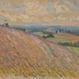 Peeter-Adolf Sink, Piirimäe, 1947, guašš, papp