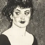 Evald Okas, Tantsijatar Haagist, 1958, kuivnõel, akvatinta