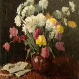 Albert Anni, Lilled, 1961, Õli, lõuend