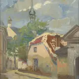 Jaan Miljan, Tallinna vaade, 1951, õli, lõuend