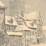 Leopold Ennosaar, Talvine Tallinn, 1958, akvatinta