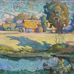 August Jansen, Maastik, 1935 - 1937, õli, lõuend