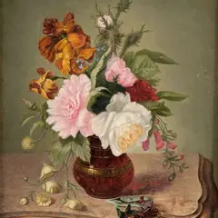 Paul Sepp, Lilled, 1897, õli, lõuend