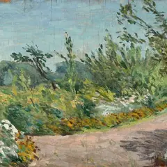 Ülo Sooster, Hiiumaa, 1940 - 1950, õli, vineer