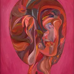 Jüri Arrak, Puu päikeseloojangul, 1967, õli, lõuend