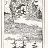 Agnolo Gori, Miniatuurne maastik, 1911, tušš