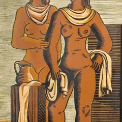 Arkadio Laigo, Naised, 1934, värviline linoollõige