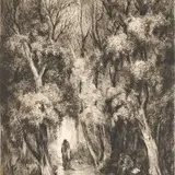 Ernst Tiido, Pargis, 1942, kuivnõel