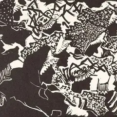 Eerik Haamer, Ruhnu naised, 1953, linoollõige