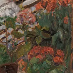 Paul Burman, Lilled, 1920 - 1925, õli, vineer
