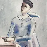 Aleksander Krims, Poiss tuviga, 1935 - 1940, akvarell
