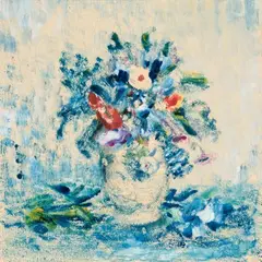 Jaan Grünberg, Lilled vaasis, 1938, monotüüpia