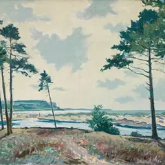 Richard Uutmaa, Vääna rand, 1948, õli, lõuend