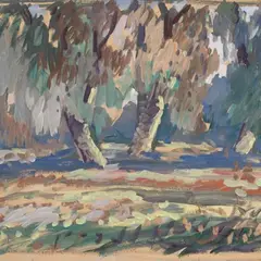 Alfred Kongo, Pajud, 1962, guašš, papp