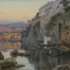 Karl Alexander von Winkler, Napoli vaade, 1902 - 1904, õli, lõuend