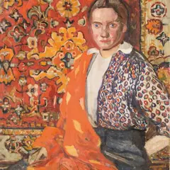 Villem Ormisson, Neiu portree (Helvi Jürisoo), 1914 - 1916, õli, lõuend
