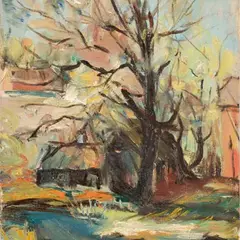 Gustav Raud, Talumotiiv, 1938, õli, lõuend