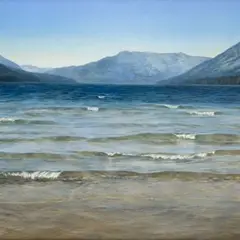 Aili Vint, Wenatchee järv, 1991 - 1992, õli, lõuend