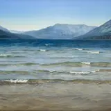 Aili Vint, Wenatchee järv, 1991 - 1992, õli, lõuend