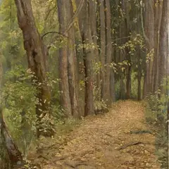 Paul Raud, Pargitee, 1910, õli, lõuend, papp