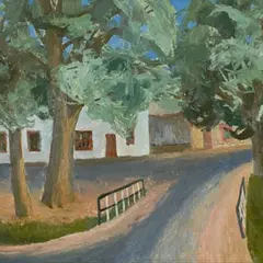Olev Subbi, Rõuge meierei, 1964, õli, papp