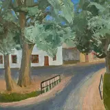 Olev Subbi, Rõuge meierei, 1964, õli, papp