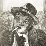Eduard Wiiralt, Restoran (Kunstnik A. Möldroo portree)