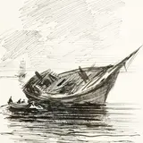 Richard Kaljo, Illustratsioon "Peremeheta laev"