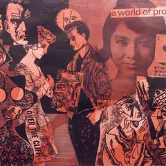 Progressi maailm by Endel Kõks, 1964, söövitus, sold Oct 2007