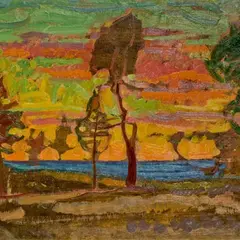 Nikolai Triik, Soome maastik, 1914, õli, lõuendil