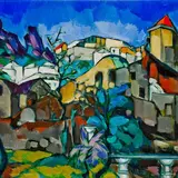 Konrad Mägi, Capri maastik, 1922 - 1923, õli, lõuend